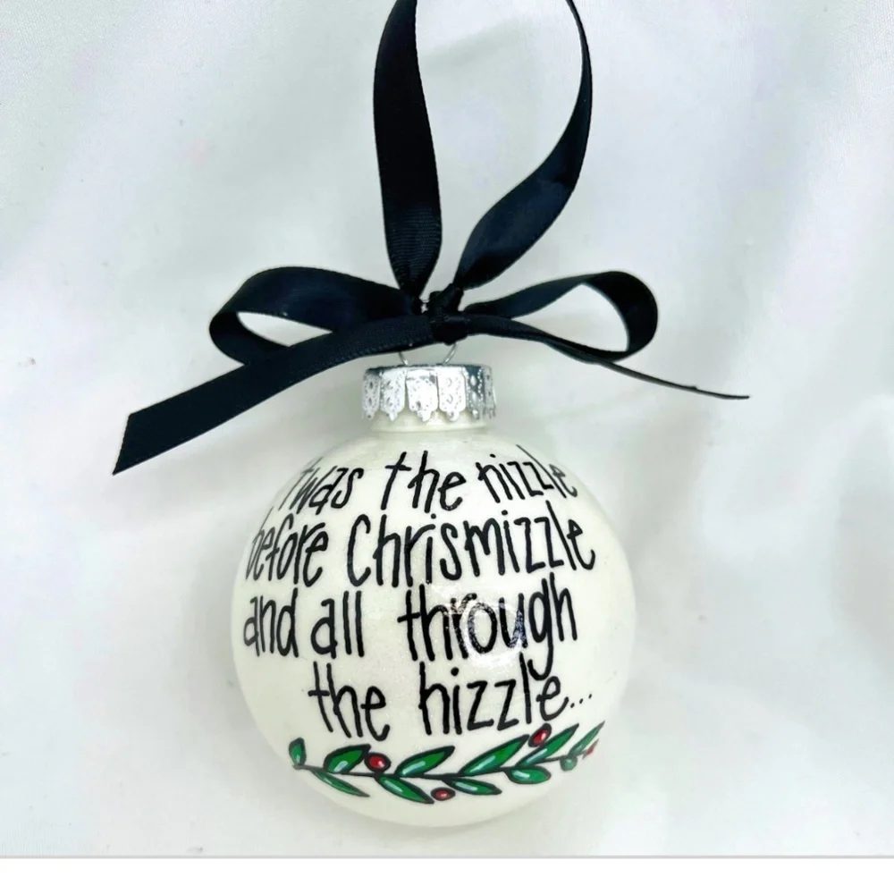 Christmas Ornament: ‘Twas the Night Before Chrismizzle I Handmade & Personalized